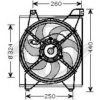 DIEDERICHS 8654108 Fan, radiator